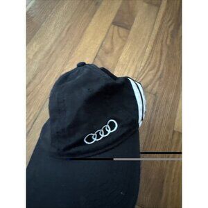Audi Adidas Hat Black Adjustable Strap Embroidered Logo Automotive Cap Hat